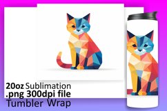 Kitty Craze on Tumblers: Sublimation Elegance Product Image 1