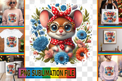 Playful PNG TSHIRT Magic, Cute Animals Product Image 1