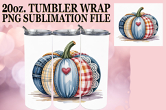 PLAYFUL SPIRITS 20oz TUMBLER WRAP, Pumpkin Watercolor Product Image 1