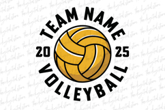 Team Name Volleyball SVG | SVG Cut files | Cricut Product Image 1