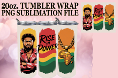 Whimsical nights 20oz tumbler wrap, Juneteenth Product Image 1