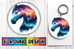 Timeless Sublimation Circle, Animals Art Product Image 1