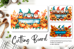 Gnome Cutting Board Kitchen Fall Autumn Chopping Board_146 Product Image 1