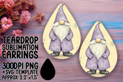 Lovely Teardrop Design for DIY Projects , Gnome Product Image 1