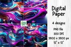 Abstract Digital Paper | PNG Background | Wall | Tumbler Product Image 1