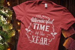 The most wonderful time of the year SVG Product Image 1