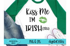 Kiss Me I'm Irish ish St. Patrick's Day Digital Download Product Image 1