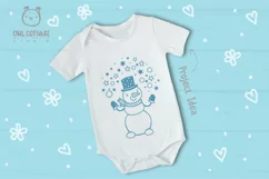 Let it Snow SVG Snowman, Snowman SVG, Christmas SVG Product Image 5