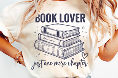 Book Lover PNG Just One More Chapter Reading Product Image 6