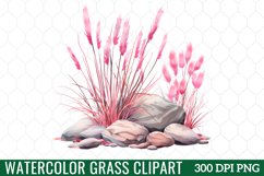 Watercolor Grass Clipart Product Image 1