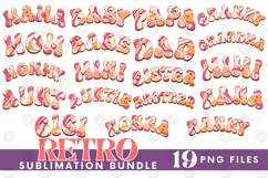 Family Mama Dad Sublimation Bundle Mother&#039;s Day Father&#039;s Product Image 1
