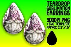 Luminous Gnome Delights: Watercolor Teardrop Joy Product Image 1