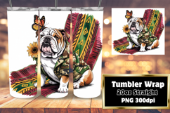 Watercolor Cute Owl Tumbler Wrap 20oz Product Image 1