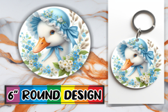 Joyful Coaster Round Style, Goose Product Image 1