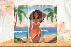 Black Girl Magic Black Woman Positive mind 20oz Tumbler wrap Product Image 1