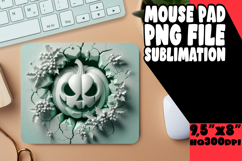 WHIMSICAL DESK MAT PLAYFUL DESIGN, 3D Pumpkin Product Image 1