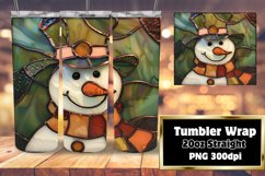 3D Snowman Wrap for Winter Tumblers Product Image 1
