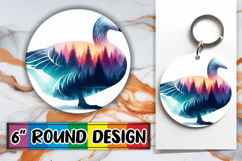 Joyful Coasters Circle Style, Animals Art Product Image 1