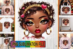 Playful TSHIRT Art PNG, Love Girl Product Image 1
