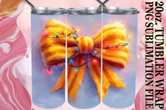 Sublimation Delight 20oz tumbler wrap, Christmas Product Image 1
