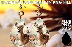 Radiant Teardrop Earrings Designs, Christmas Product Image 1