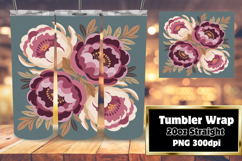 FASHIONABLE 20oz Tumbler Graphic , Flowers Product Image 1
