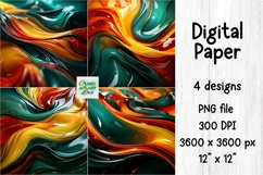 Abstract Digital Paper | PNG Background | Wall | Tumbler Product Image 1