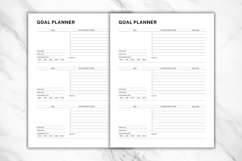 Goal Planner Printable &amp; Editable Template 1 Product Image 3