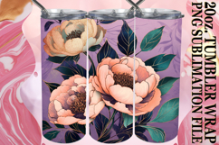 Cheerful days 20oz tumbler wrap, Rainbow Product Image 1