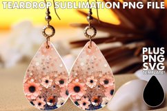 Sparkling Leopard Print Elegance: Teardrop Sub Charms Product Image 1