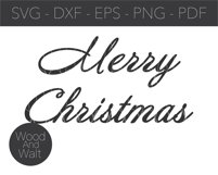 Merry Christmas SVG | Holiday Cut File Product Image 2