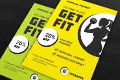Fitness & Gym Sports Flyer Template Product Image 4