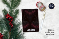 Vampire Fangs Pattern, Dark Gothic Teeth Digital Paper Product Image 4