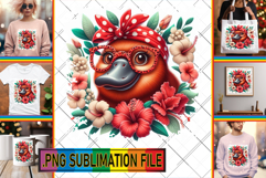 Sweet PNG Designs for TSHIRTS, Cute Animals Product Image 1