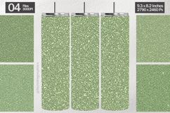 Olive Green Glitter Tumbler Wrap| Tumbler Sublimation Product Image 1