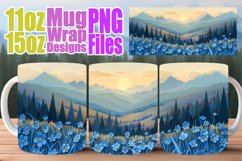 Scenic Spring Mug Wrap - Sublimation Beauty Design Product Image 1