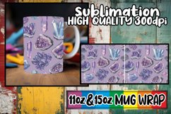 Colorful Spring Abstract Fusion Mug Wrap 11oz 15oz Sublimati Product Image 1