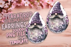 Tranquil Gnome Harmony: Sublimation Teardrop Enchantment Product Image 1