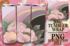 Vibrant colors 20oz tumbler wrap, Rainbow Product Image 1