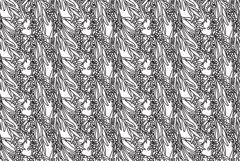 Line art olive plant branches with leaves and berries vector Product Image 1
