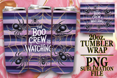 Vibrant Skies 20oz tumbler wrap, Halloween Product Image 1