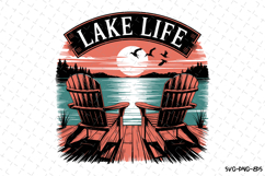 Lake Life svg Design | Svg Files for Cricut Product Image 1