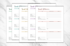 Goal Planner Printable &amp; Editable Template 2 Product Image 3