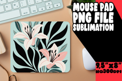 Enchanted Mouse Mat Sublimation, Flowers Product Image 1