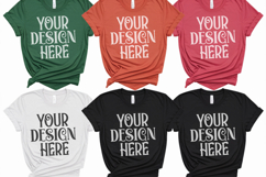 Christmas Family Matching Group Flat Lay T-Shirt Mockups Product Image 1