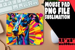 Bright and Dynamic Dog Wrap Sublimation PNG Product Image 1