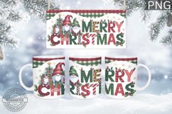 Christmas Mug Wrap Design,Christmas Highland Cow Sublimation Product Image 5