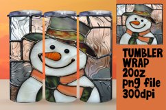 Holiday 3D Snowman Wrap Christmas Product Image 1