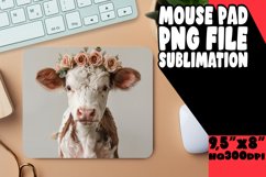 Farmyard Friends Cow Sublimation Mouse Pads Product Image 1