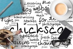 Web Font Chickscar Typeface Product Image 3
